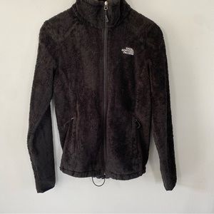 north face zip up teddy fleece